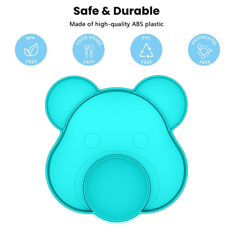 BlueOrigin Car Seat Tray - Convert Cup Holder to a Tray for Snacks, Toys, 360 Rotatable for Kids Travel, Anywhere with Cup Holder (Teal) - Image 4